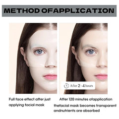 MKBLNP application visage masque collagene nocturne soin raffermissant.