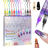 MKNZOME stylo art ongles détail fin pour motifs précis.