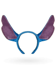 MKPEMEBR bandeau oreilles bleues pelucheuses pour cosplay.