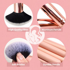 Pinceaux correcteur et sourcils Mlemle pour structurer le regard.