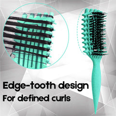 Brosse ventilée Candybrush améliore le glissage et réduit les accrocs.