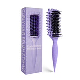 MMBVSZ Candybrush brosse boucles ergonomique pour démêlage en douceur.