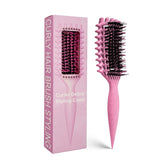 MMBVSZ Candybrush, brosse pour boucles montrant l usage général et démêlage en douceur