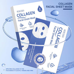 MMV Masque Visage Collagène – texture gel transparente facilitant l’application et l’adhérence