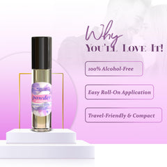 MOBETTER Huiles Parfum notes poudrées: parfum subtil et enveloppant.