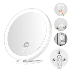 Le Mocado Miroir loupe 30x offre précision et détails précis pour le maquillage.