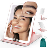 Mocado Miroir Maquillage Voyage avec Lumière pour retouches en déplacement