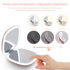 Mocado miroir rose dore design elegant et leger.