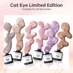 Modelones 9D magnetic cat-eye polish, réflexion multivisionnelle pour effets en mouvement.