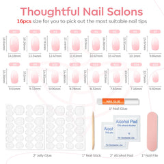 Modelones adhésifs jelly facilitant l'application rapide des ongles