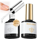 Modelones base gel silky pour une application douce et uniforme.