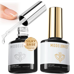 Modelones base gel silky pour une application douce et uniforme.