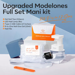 Modelones colle-ongles 9-en-1, utilisation polyvalente et durable.