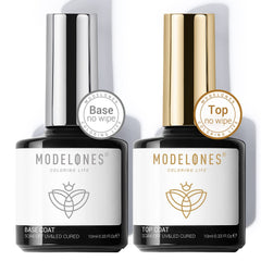 Base coat Modelones en flacon, adhérence renforcée pour une manucure durable.