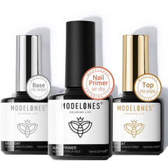 Modelones couche base ongles 10 ml, adhérence renforcée et fondation lisse