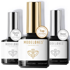 Modelones couche-base: amélioration de l’adhérence pour les ongles en gel.