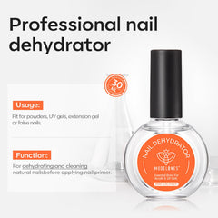 Modelones Déshydratant Ongles, étape de préparation de la base pour une adhérence renforcée.