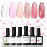 Modelones ensemble-vernis-gel 6 couleurs pour des manucures variées et tendance