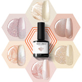 Modelones ensemble vernis gel nude six couleurs pour tous les styles.