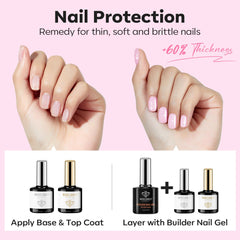 Extensions d’ongles maîtrisées avec le gel bâtisseur Modelones.
