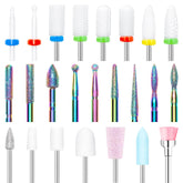 Modelones ensemble forets ongle ceramique pour un polissage lisse