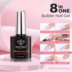 Modelones Gel Brillance Naturelle donne une finition lumineuse et professionnelle.