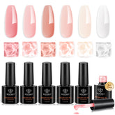 Modelones Gel Builder rose nude en flacon, base neutre pour manicure maison.