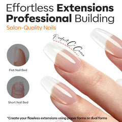 Gel de construction Modelones pour apex solide et volume net.