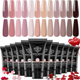 Modelones Gel Poly Ongles ensemble de 12 couleurs pour toutes les saisons