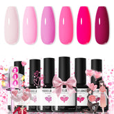 Flacon Modelones gel rose prêt pour une application lisse et durable.
