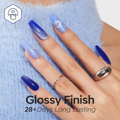 Modelones HEMA-FREE vernis bleu clair parfait pour look estival.