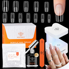 Modelones kit extensions ongles gel emballage clair et pratique pour démarrer