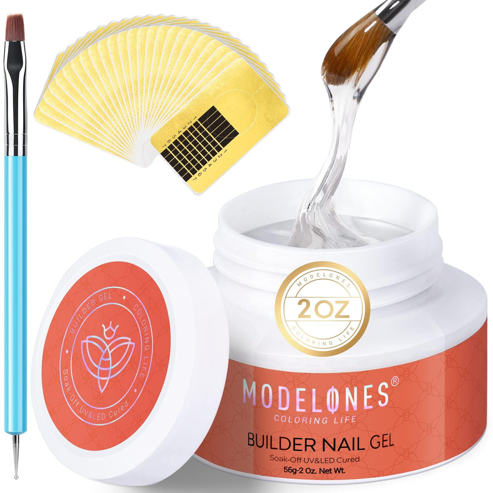 Kit Modelones gel clair extension – emballage prêt pour démarrer les extensions d’ongles.