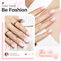 Modelones kit d'ongles pressés avec accessoires inclus pour une pose complète