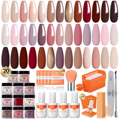 Modelones kit poudre immersion 20 couleurs pour une palette polyvalente.
