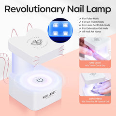 Modelones lampe UV LED portable compacte rapide pour manucure