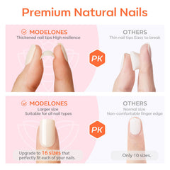 Modelones lime à ongles double-face, outil indispensable pour limer