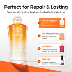Ongles parfumés par Modelones, soin délicat et agréable.