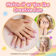 Modelones ongles pré-collés sans vernis, pose rapide et propre.