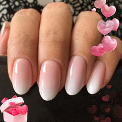 Modelones onglets pressés courts rose ombre pour un look rapide et élégant