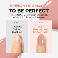 Modelones ongles surface lisse et brillante pour un fini naturel.