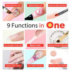 Modelones pinceau blanc assure une application précise sur les ongles
