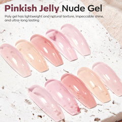 Modelones milky white jelly color for natural-looking extensions
