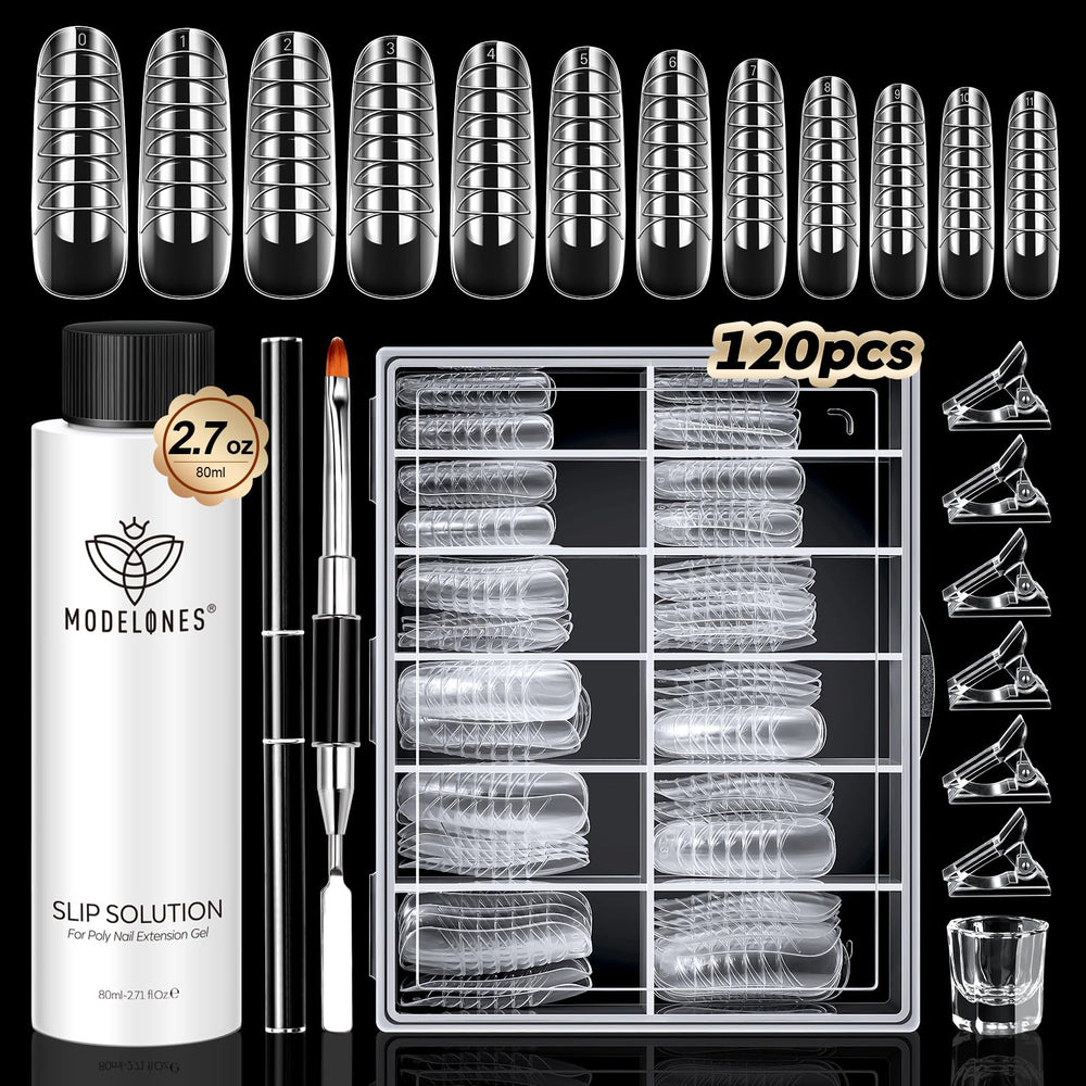 Modelones solution-slip flacon anti-stick facilitant lapplication du gel poly