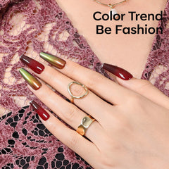 Modelones vernis gel micro paillettes holo, brillance subtile et festive.