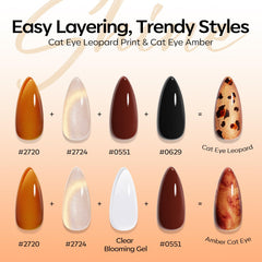 Modelones vernis gel or clair œil-de-chat – effet œil-de-chat distinctif