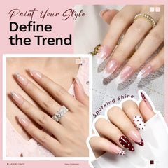 Modelones vernis gel rose neutre dans sa bouteille, parfait pour une touche douce.