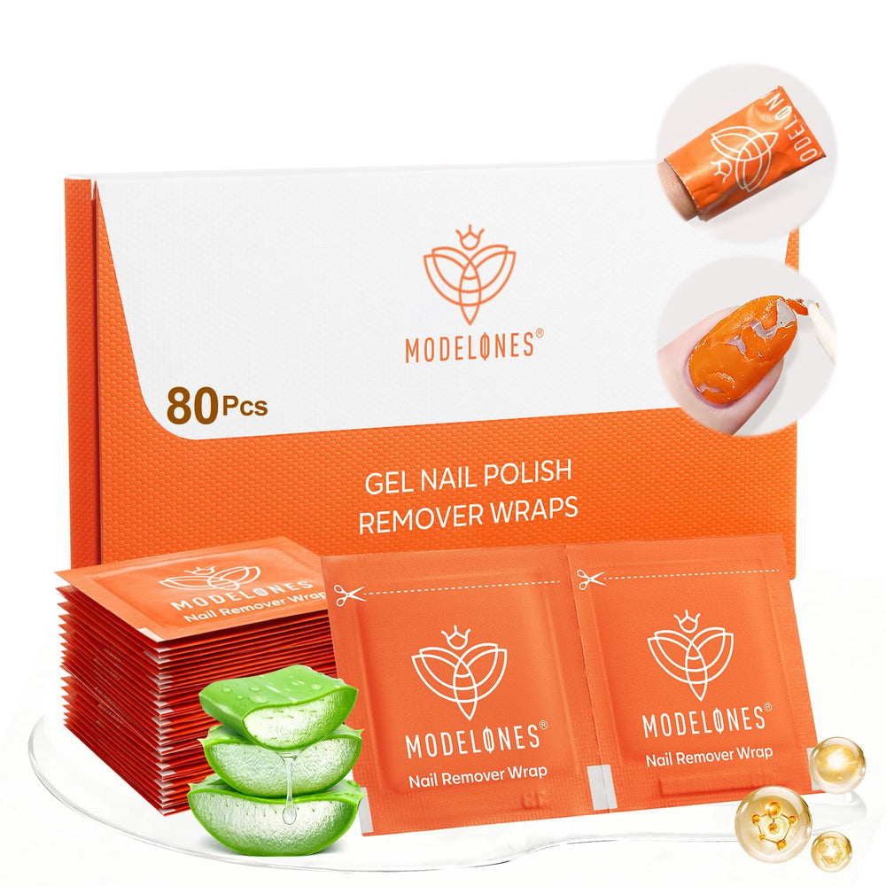 Modelones wraps dissolvant vernis-uv pour éliminer le gel efficacement sans abîmer l'ongle