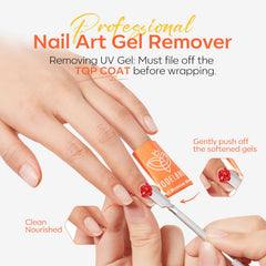 Modelones wraps extrait aloe-vera douceur apaisante autour de l'ongle