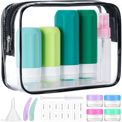 MODENGKONGJIAN ensemble-bouteilles-voyage anti-fuite 90ml, idéal pour shampoing et soins.